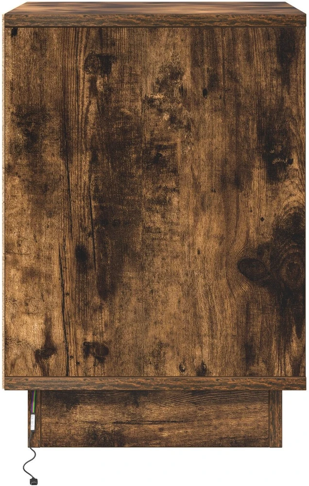 Šalia lovos spintelė Rūkyta ąžuolas 39 x 34,5 x 50 cm