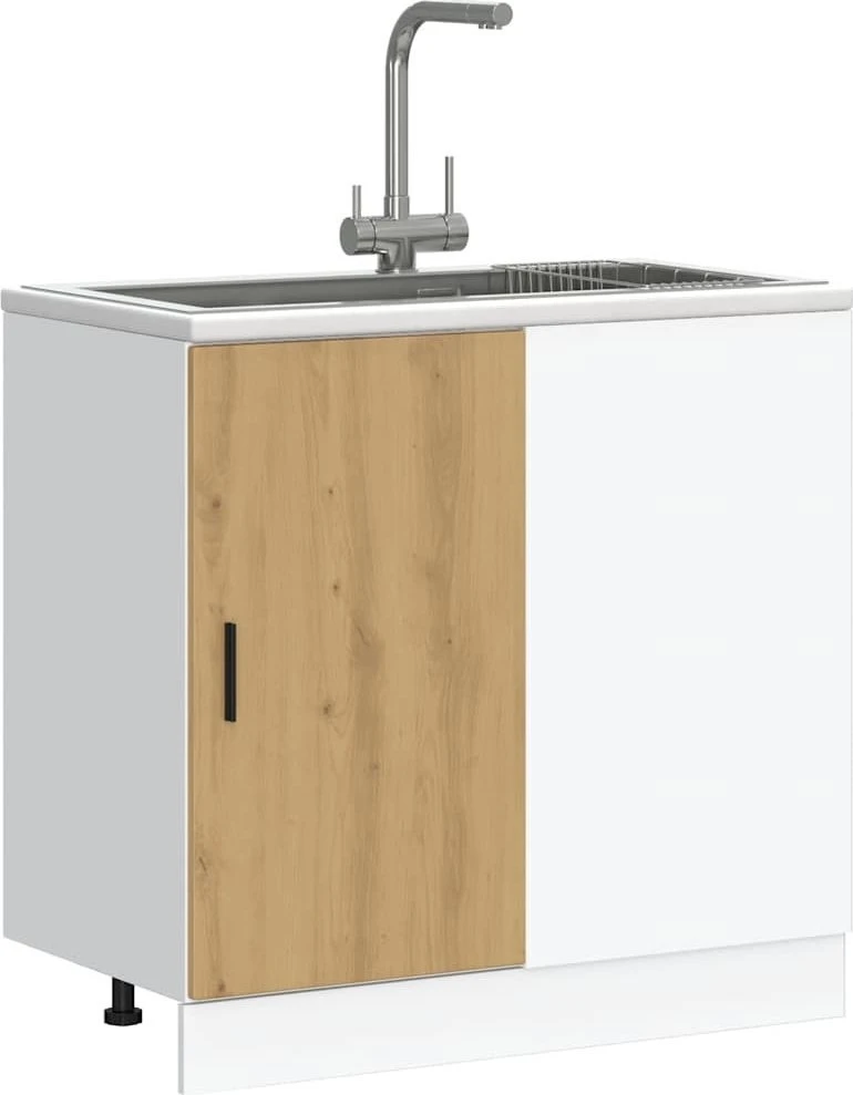 Stolkar kriauklės pagrindo spintelė “Lyon" Artisan Oak Engineered Wood