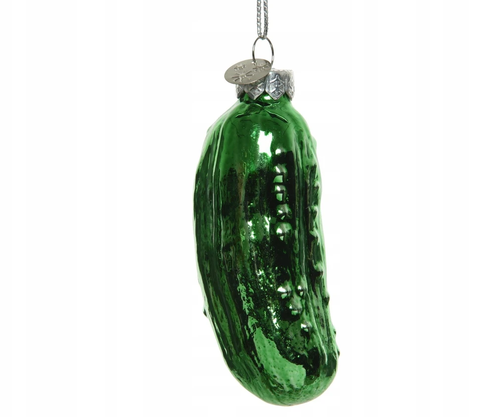 Stoneline Kalėdinės eglutės žaisliukas Decoris Pickle. Žalias. Stiklas
