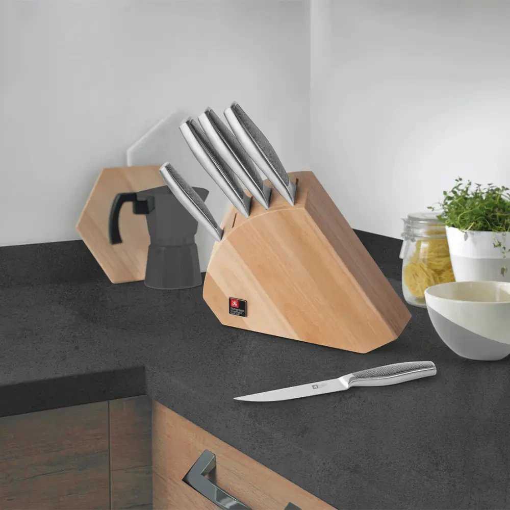 Stoneline SENSE - 5 pc peilis block - wood
