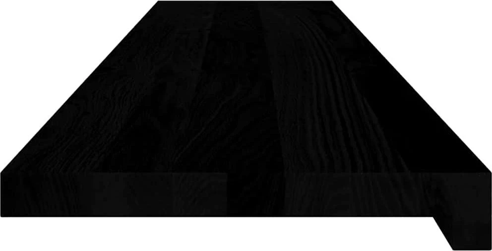 Laiptų pakopos, 8 vnt., rudai juodos, 120x30x2 cm, ąžuolo