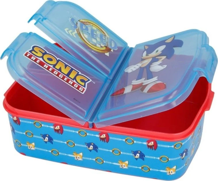 Pietų dėžutė STOR Multi Box Sonic, Mėlynos spalvos