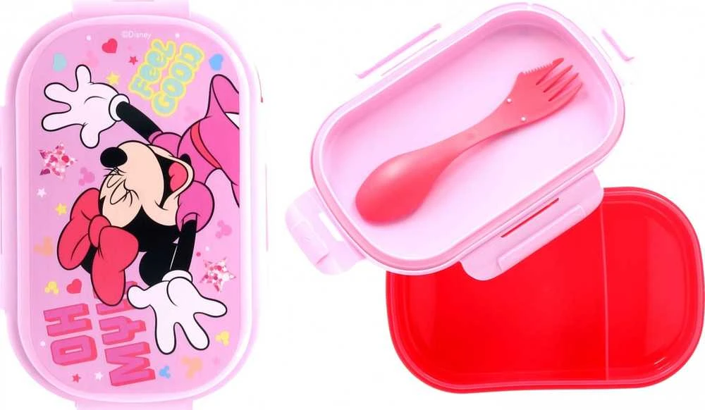 Stor Euroswan pietų dėžutė su indais Minnie Mouse