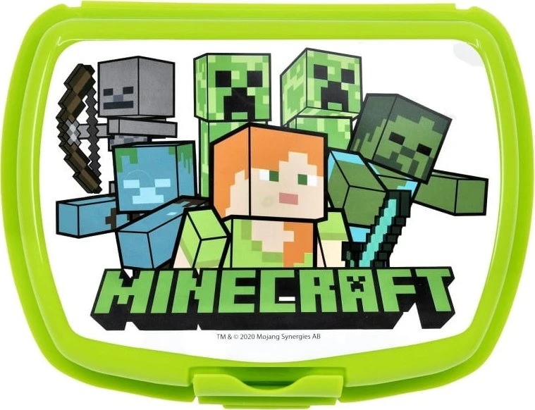 Stor „Minecraft Priešpiečių dėžutė“.