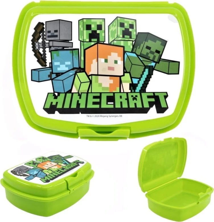 Stor „Minecraft Priešpiečių dėžutė“.