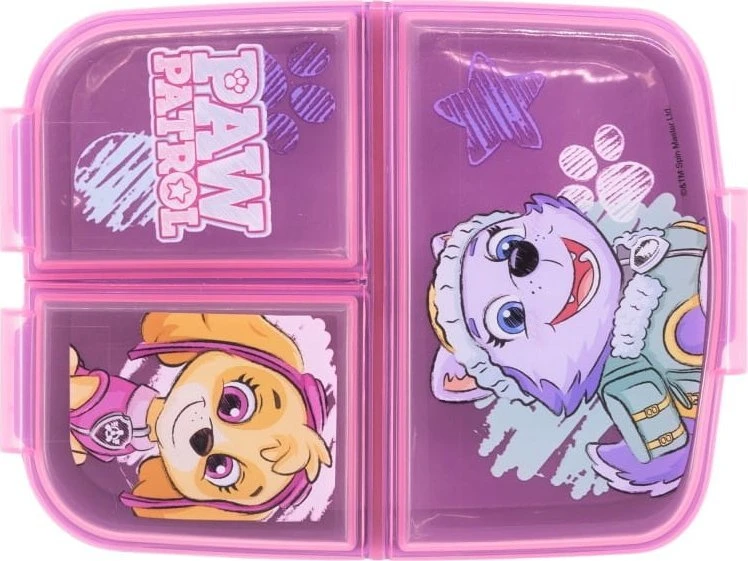 Pietų dėžutė STOR Multi Box Paw Patrol, Rožinės spalvos