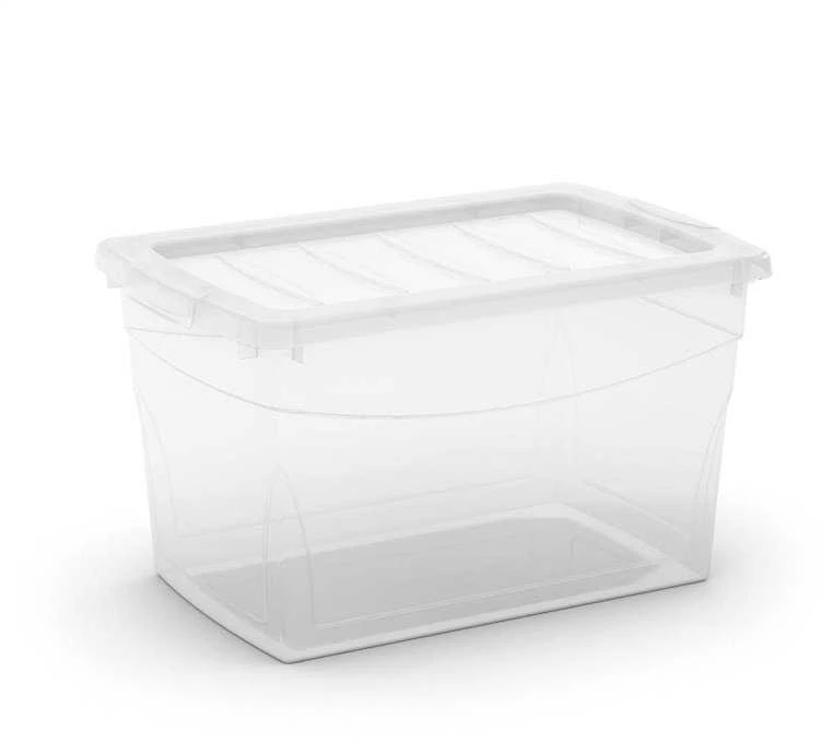 Daiktadėžė KIS, 30 l, skaidri, 47×30×27,5 cm