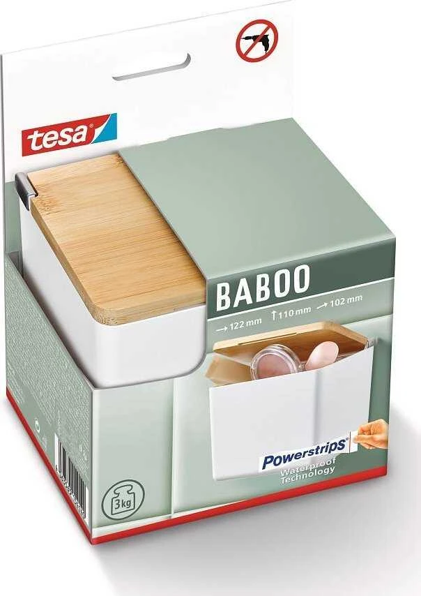 DĖŽ DUŠO PAKAB TESA BABOO 40521 S BALT