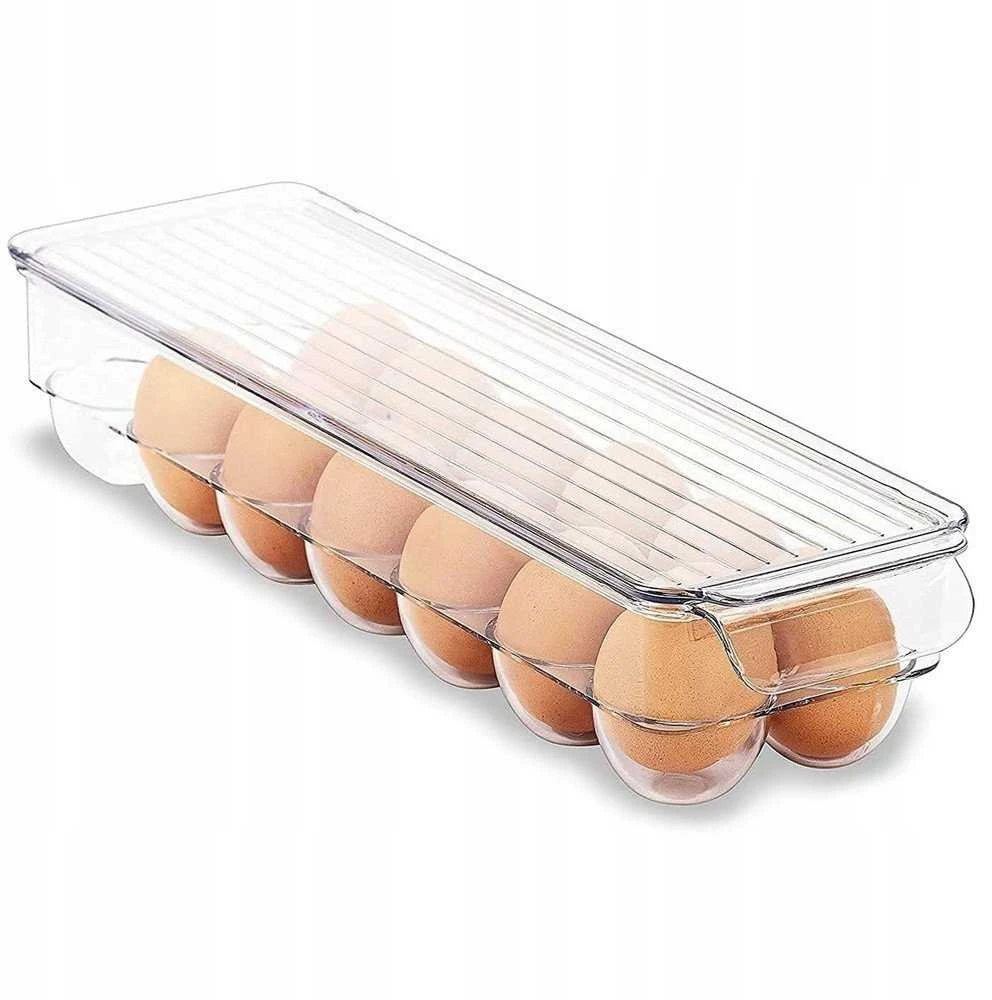 Storage Solutions Kiaušinių saugojimo dėžutė su dangteliu 14 kiaušiniams