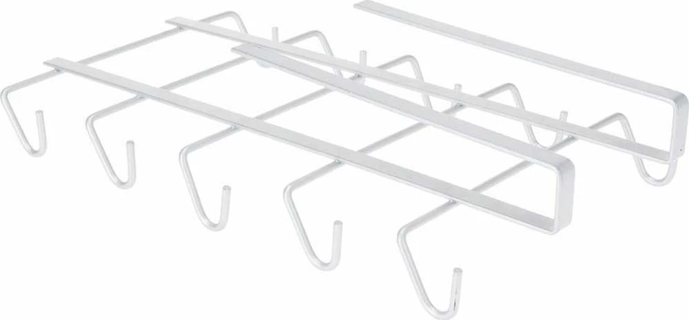 Mondex Storage Solutions Laikiklis 10 puodelių, skirtas pakabinti virtuvės spintelėje, 28,5 x 15,5 x 6 cm