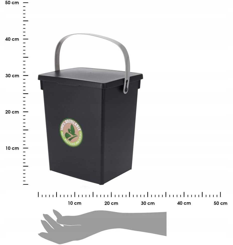 Storage Solutions Sandėliavimo dėžė juoda 5,5 l