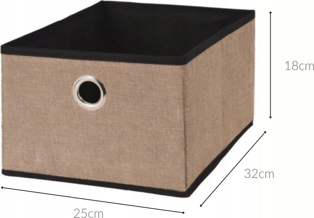 Storage Solutions Neaustinė tekstilės talpykla, 32 x 25 x 18 cm