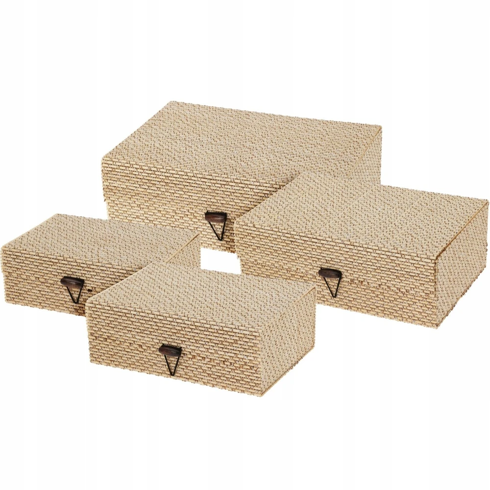 Storage Solutions 4 skirtingų dydžių krepšelių rinkinys