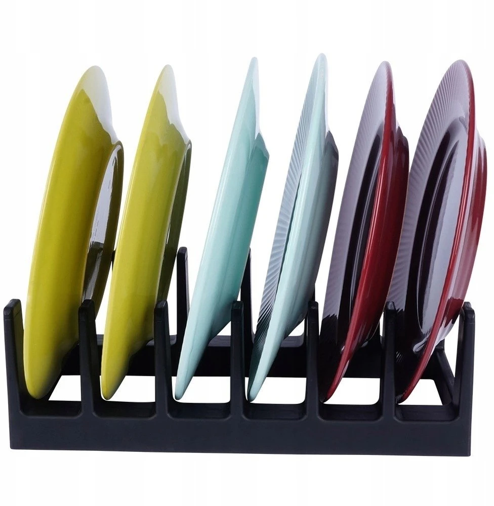 Storage Solutions Vilde Juoda dangčio ir lėkščių stovas 28x15x9 cm