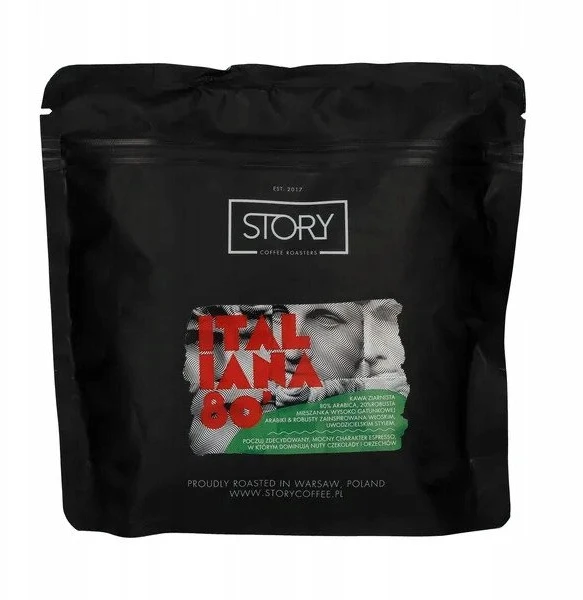 Story Coffee Roasters Story kavos skrudinimo aparatai - Italiana 80 mišinys 80/20 espreso 250g