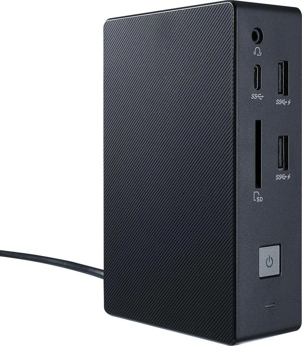 Asus | SimPro Dock 2 | Prijungimo stotis | Ethernet LAN (RJ-45) jungtys 1 | VGA (D-Sub) jungtys kiekis 1 | DisplayPorts kiekis 2 | USB 3.0 (3.1 Gen 1) jungtys kiekis 3 | HDMI jungtys kiekis 1