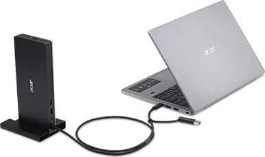 Acer NP.DCK11.01N knyginių kompiuterių dokas / jungčių replikatorius Prijungimas Juoda