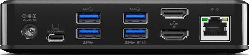 „Alogic Universal Twin HD USB-C“ (DUTHD) dokas / replikatorius