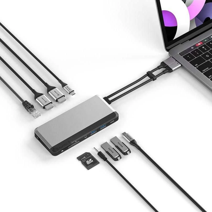 „Alogic USB-C 10-in-1“ stotis / replikatorius (U2CSH-SGR)