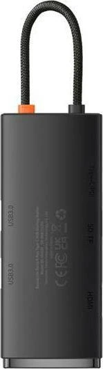 Jungčių stotelė / adapteris USB C kištukas - 2xUSB3.0, HDMI, USB C PD (krovimo), SD/Micro SD lizdai BASEUS