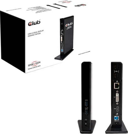 Stacja / replikatorius Club 3D SenseVision Dual Ekranas USB 3.0 (CSV-3242HD)