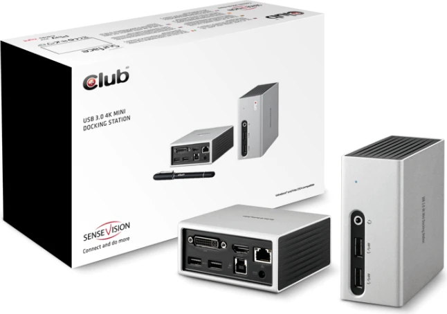 Club 3D CLUB3D SenseVision USB 3.0 4K UHD mini prijungimo stotis