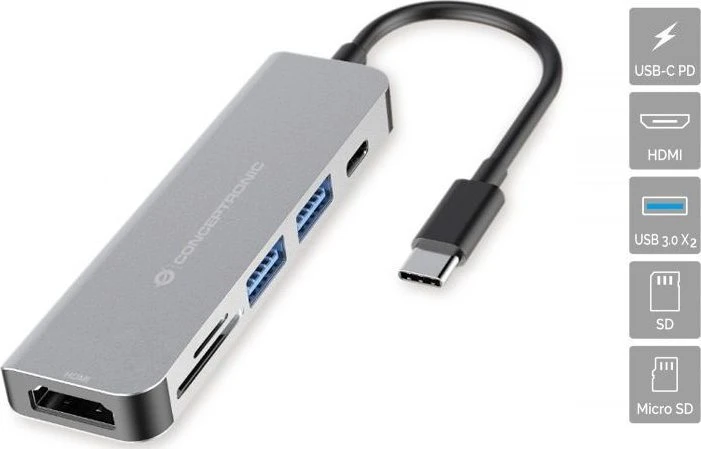 „Conceptronic DONN02G 6-in-1“ prijungimo stotis