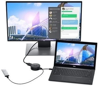„Dell DA300“ USB-C stotis / replikatorius (492-BCJL)