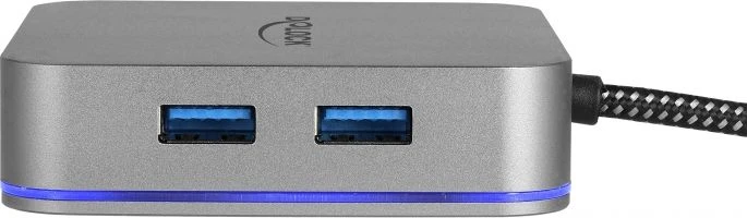 „Delock USB Type-C™“ prijungimo stotelė, skirta mobiliesiems įrenginiams 4K – HDMI/Hub/LAN/PD 3.0