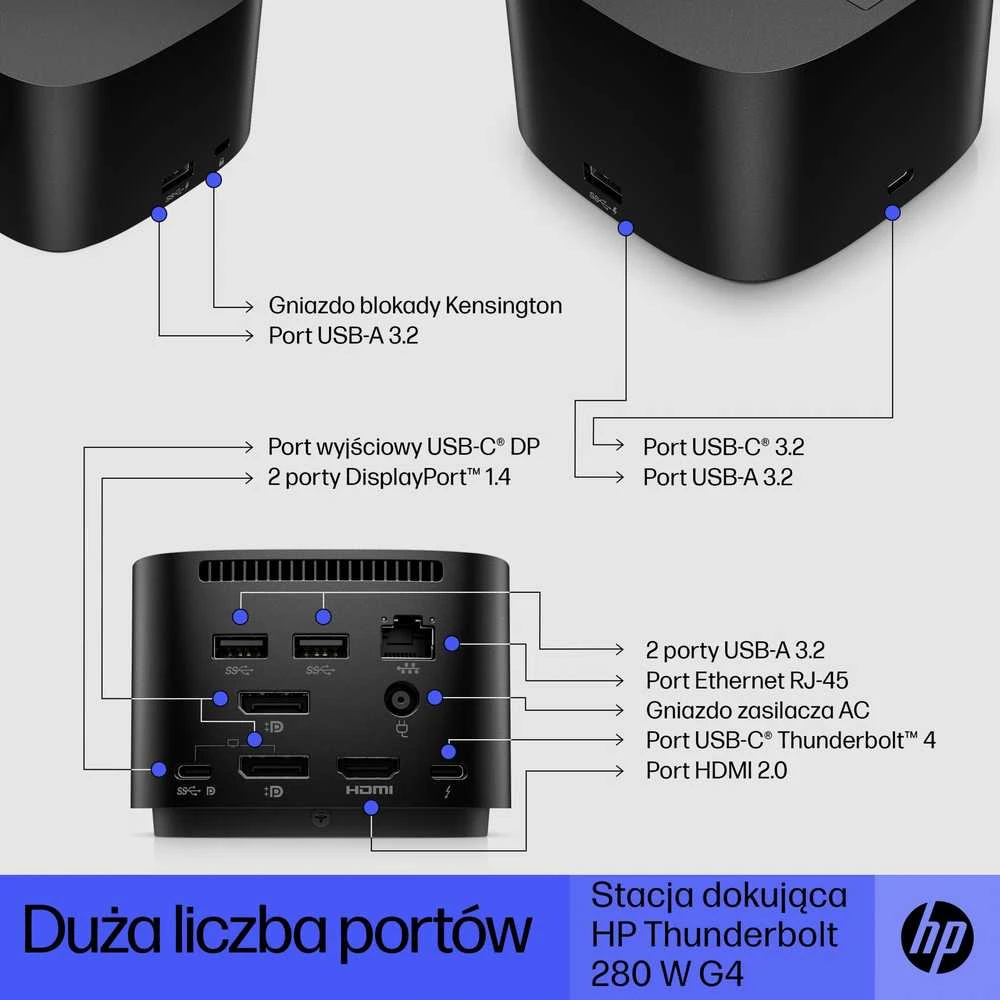 Hewlett Packard (HP) HP Thunderbolt Dock 280W G4