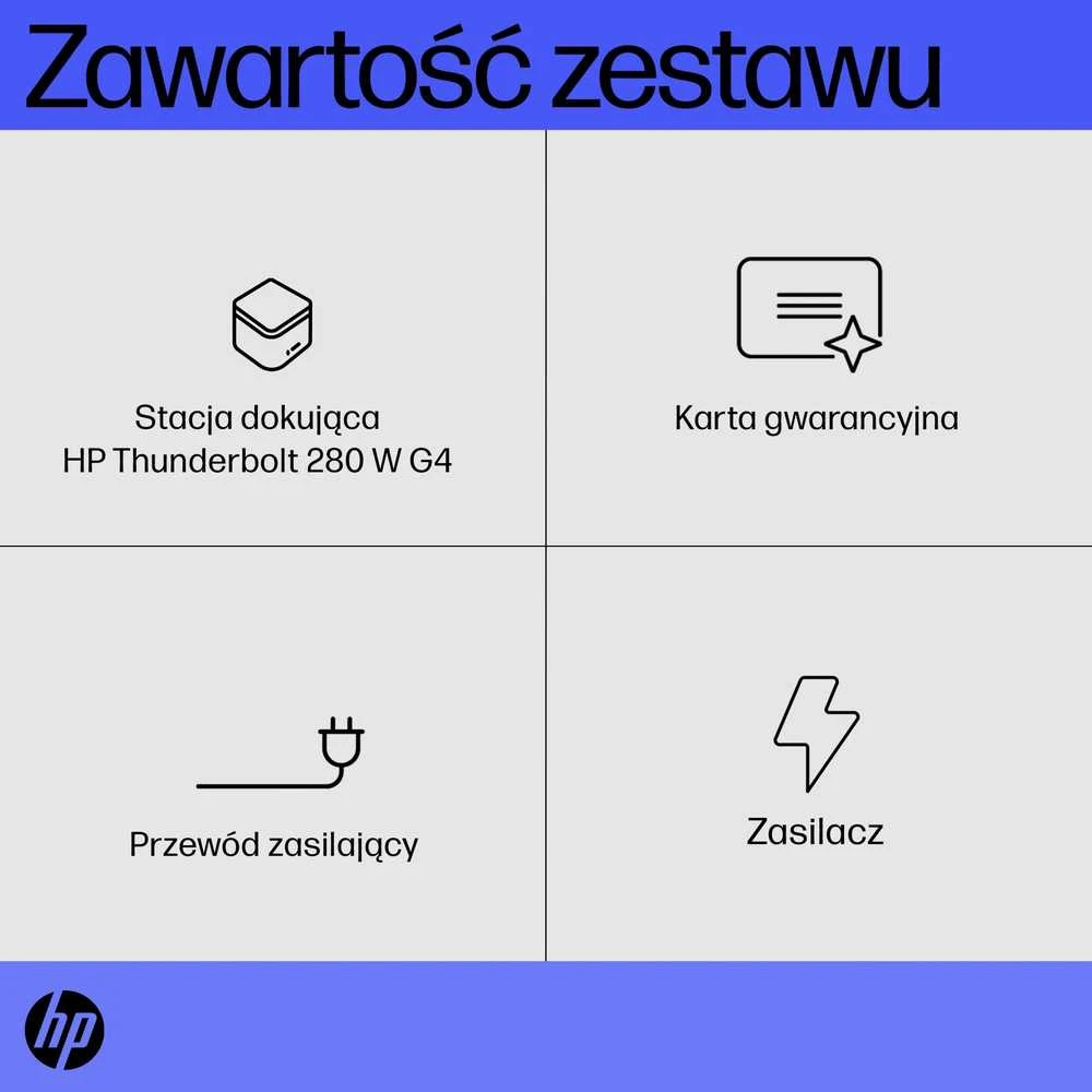Hewlett Packard (HP) HP Thunderbolt Dock 280W G4