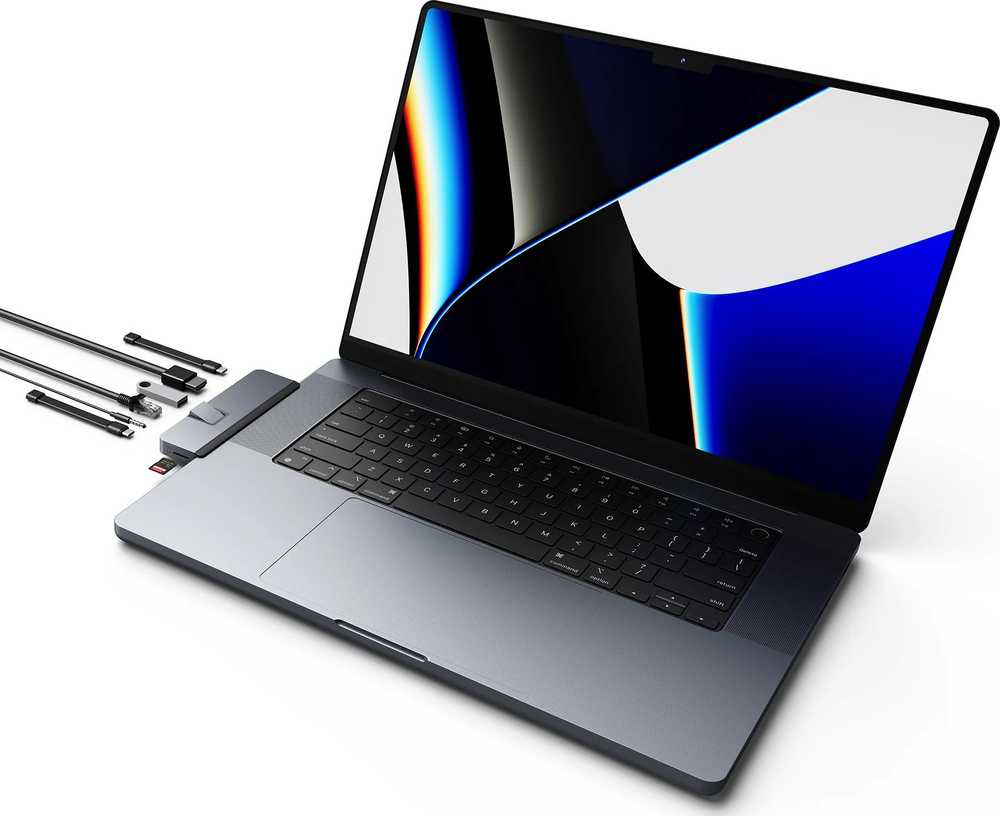Targus Hiper | „HyperDrive Dual USB-C TB“ suderinamas „7-in-2“ šakotuvas su universaliu USB-C išoriniu adapteriu, skirtu „MacBook Air“ / „Pro“ 2016–2020 m. Ethernet LAN (RJ-45) jungtys 1 | HDMI jungtys kiekis 1