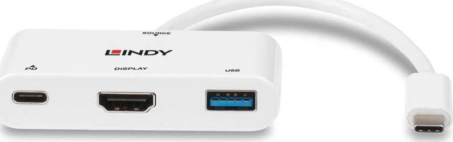Adapteris - LINDY USB 3.2 Type C į HDMI Adapteris 4K@60Hz PD 100W