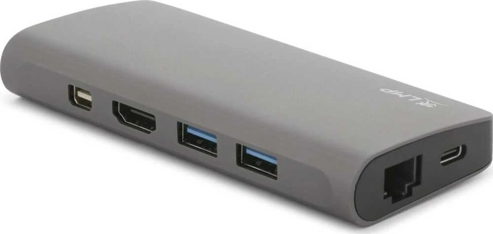 Jungas. stot. LMP USB-C Travel Dock 4K 9 Port pilkas