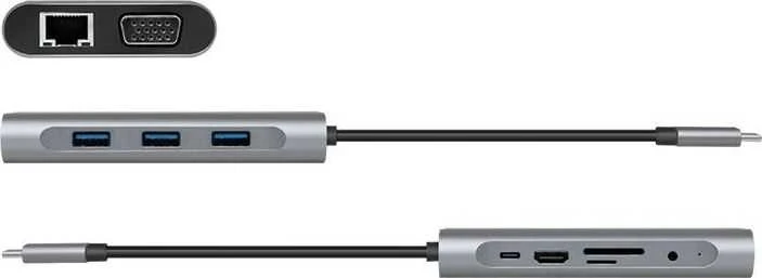 „LogiLink USB-C 10-in-1“ stotis / replikatorius (UA0383)