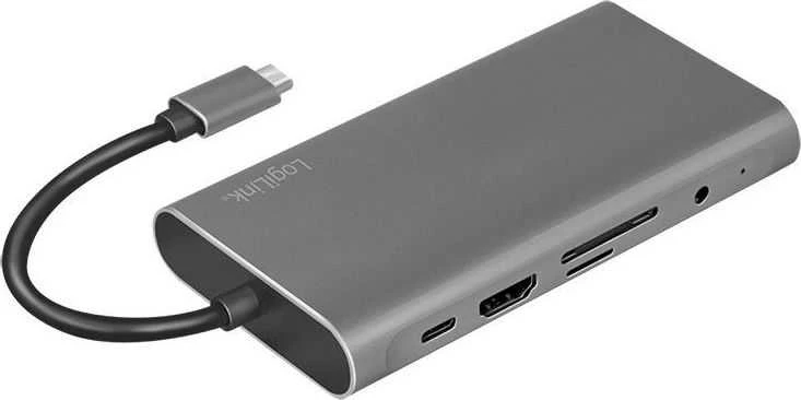 „LogiLink USB-C 10-in-1“ stotis / replikatorius (UA0383)