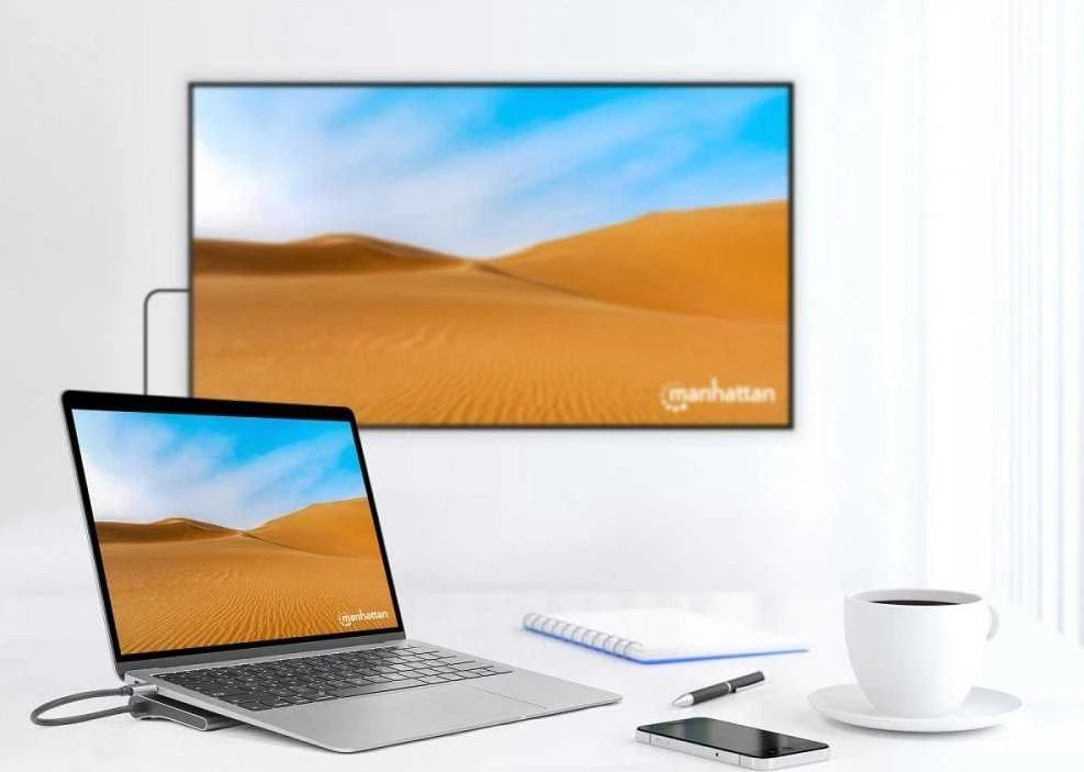 „Manhattan 11-in-1“ USB-C dokas / replikatorius (130578)