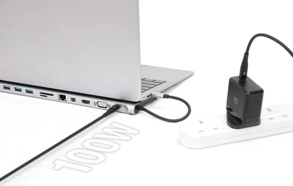 „Manhattan 11-in-1“ USB-C dokas / replikatorius (130578)