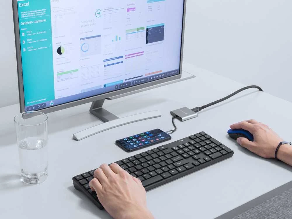NATEC kelių prievadų Fowler USB-C pd. USB 3.0. HDMI 4K