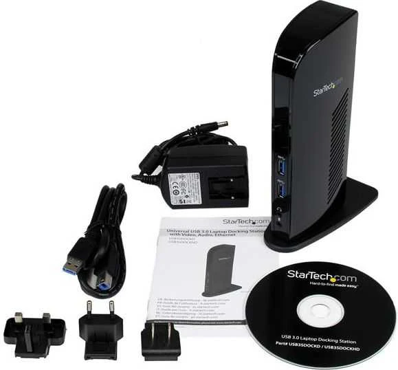 „StarTech HD Dock“ USB 3.0 stotis / replikatorius (USB3SDOCKHD)