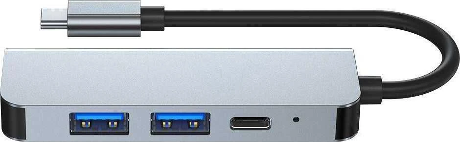 Šakotuvas „Tech-Protect“ USB-C stotis / replikatorius (THP810GRY)