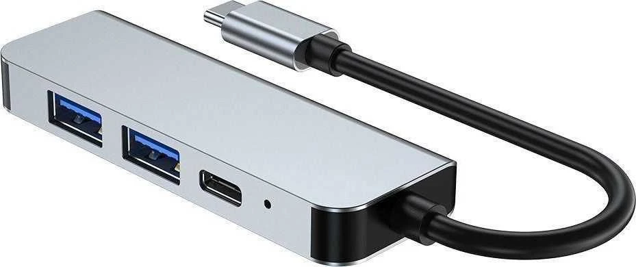 Šakotuvas „Tech-Protect“ USB-C stotis / replikatorius (THP810GRY)