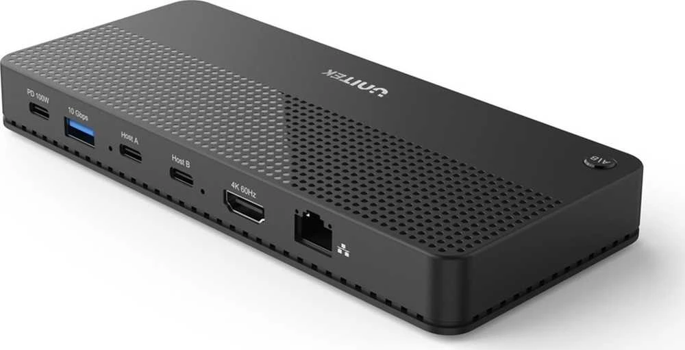 Unitek Doko stotelė 12w1, HDMI 8K, USB 4, 100 W