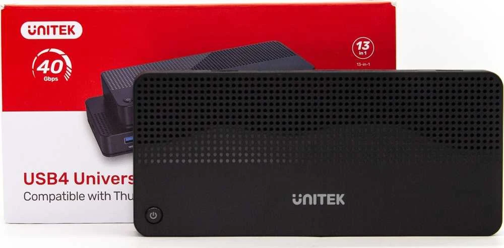 Unitek Doko stotelė 12w1, HDMI 8K, USB 4, 100 W