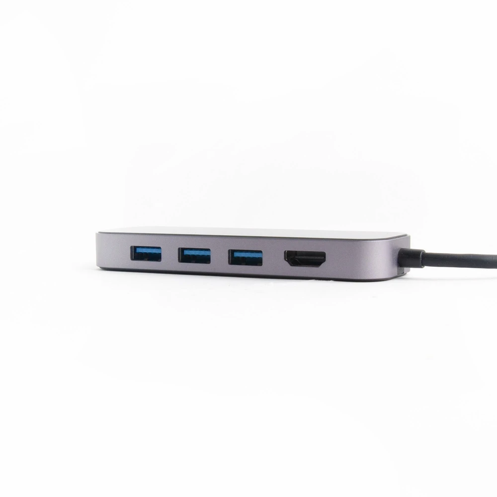 UNITEK D1084A šakotuvas USB-C 3x USB-A 3.1 HDMI 4K PD 100W