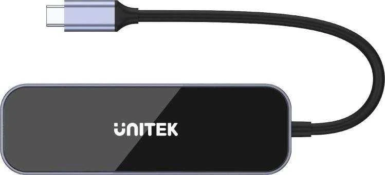 UNITEK D1084A šakotuvas USB-C 3x USB-A 3.1 HDMI 4K PD 100W