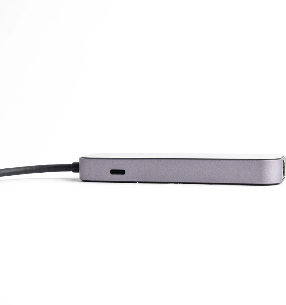 UNITEK D1084A šakotuvas USB-C 3x USB-A 3.1 HDMI 4K PD 100W
