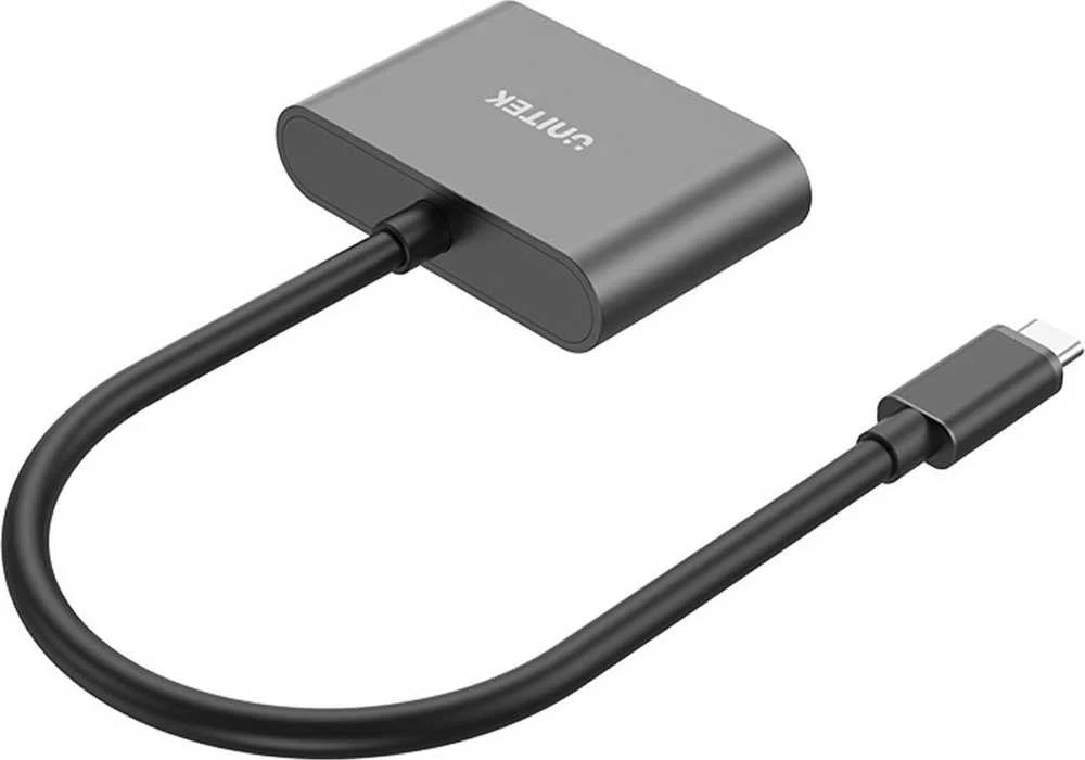 Stotis / replikatorius Unitek USB-C HDMI 4K ir VGA FullHD (V1168A)