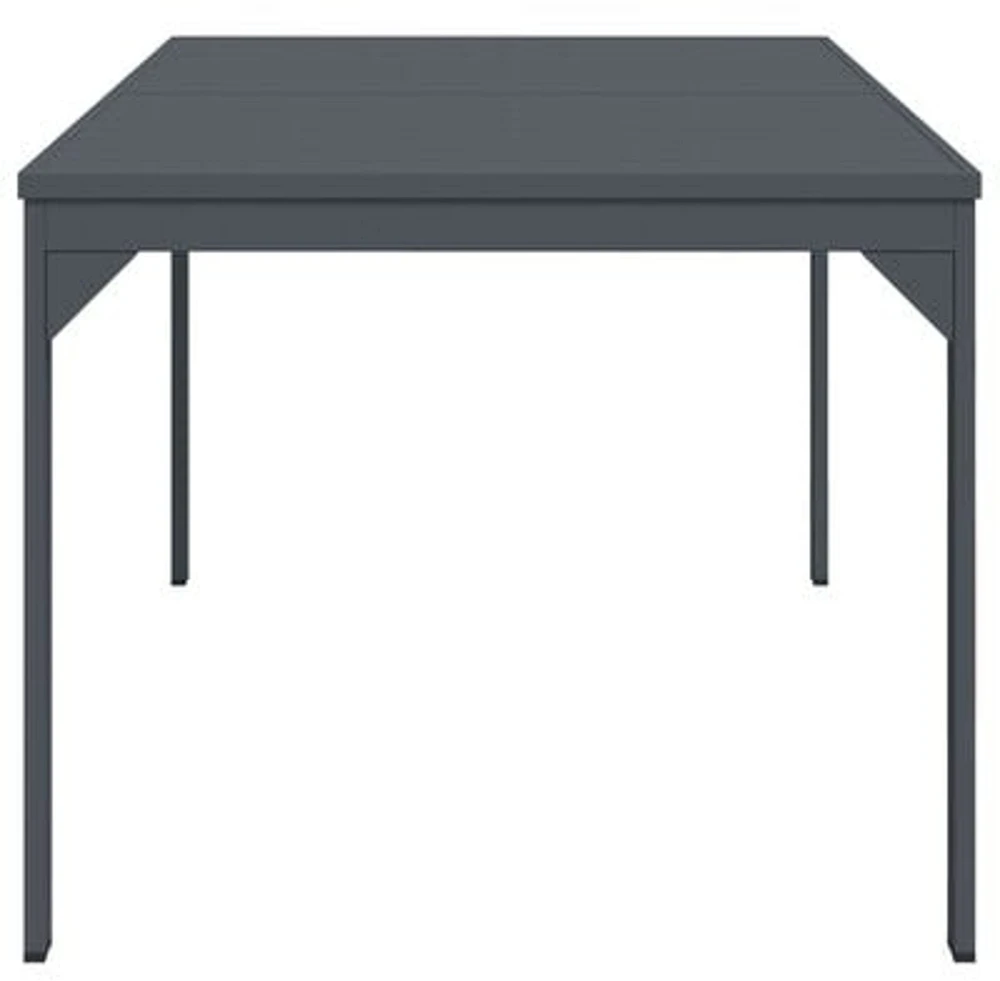 Lauko vakarienės stalas Antracitas 210 x 90 x 73 cm Plienas