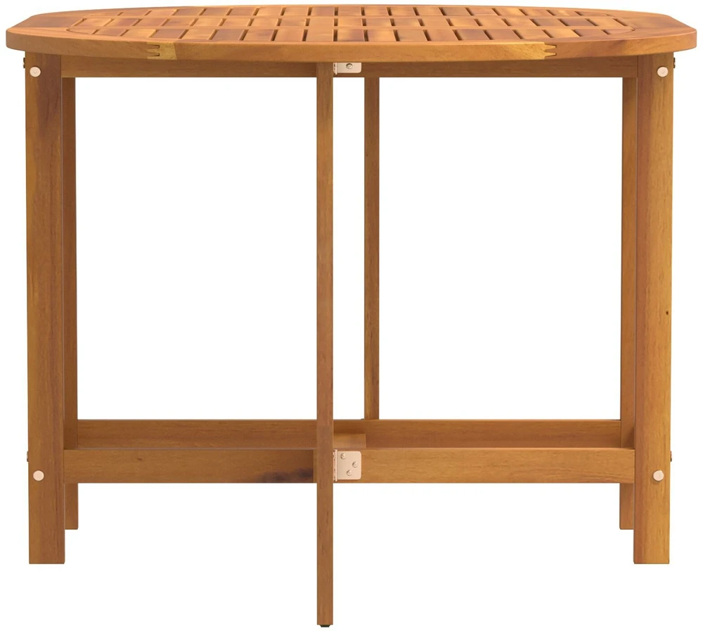 Sodo stalas Ruda 110 x 60 x 72 cm Kietos akacijos mediena